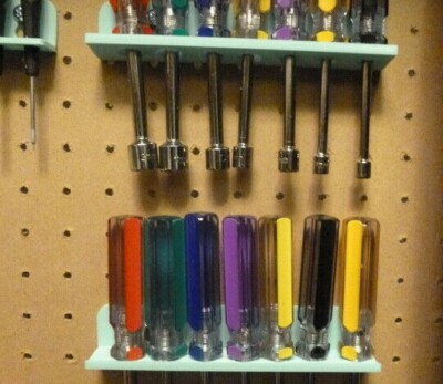 1 Stück Werkzeugschiene Mutterndreher Rack Halter Organizer Wandhalterung hält 7 Mutterndreher