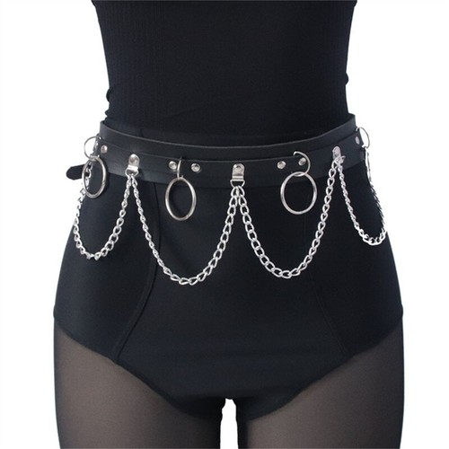 Rock Jean Belt Women Punk Waist Belt Pant Chain Belt Punk Jean Chain Belly Chain - Picture 3 of 10