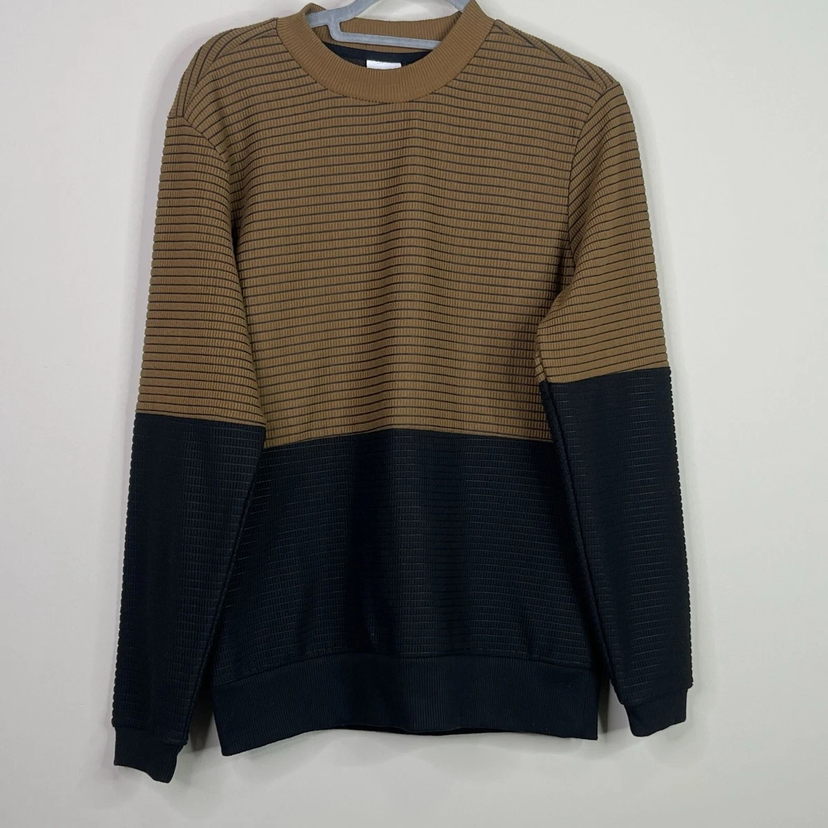 Zara color 2025 block sweatshirt