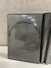 SLIM Black Single DVD Cases 7MM Lot 10 PACK