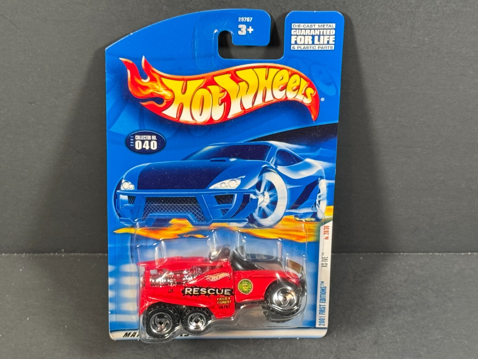 2001 HOT WHEELS  XS-IVE Red First Editions #040