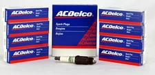Set of 8 Genuine OEM ACDelco R45TS Conventional Spark Plug GM 19157995 19354415