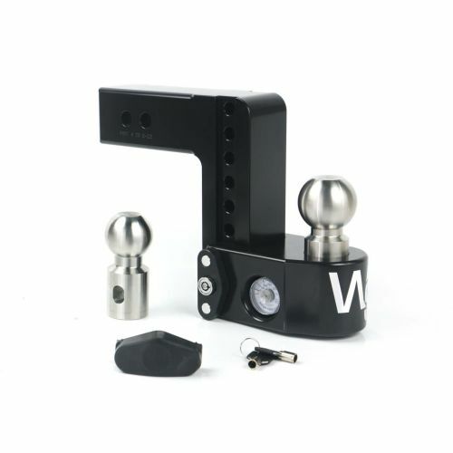 Weigh Safe Hitches WS6-2.5-CER-BLA Cerakote Black 6" Drop Hitch (Aluminum)