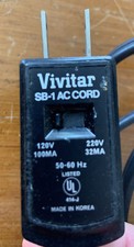 Vivitar SB-1 AC Flash Cord for V152 252 253 Camera Flash Units