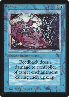 Feedback ~ Limited Edition BETA [ Excellent ] [ Magic MTG ]
