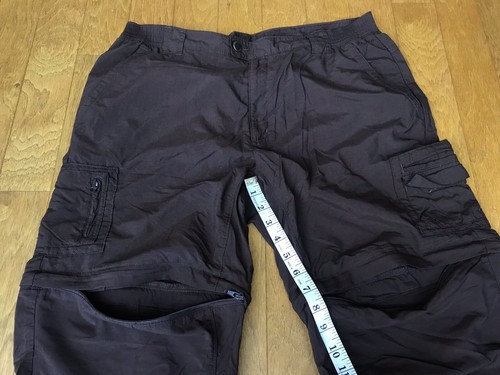 COLUMBIA ~ Women’s TITANIUM Convertible Zipper Leg Brown Cargo Pants ~ Sz Large - Picture 7 of 12