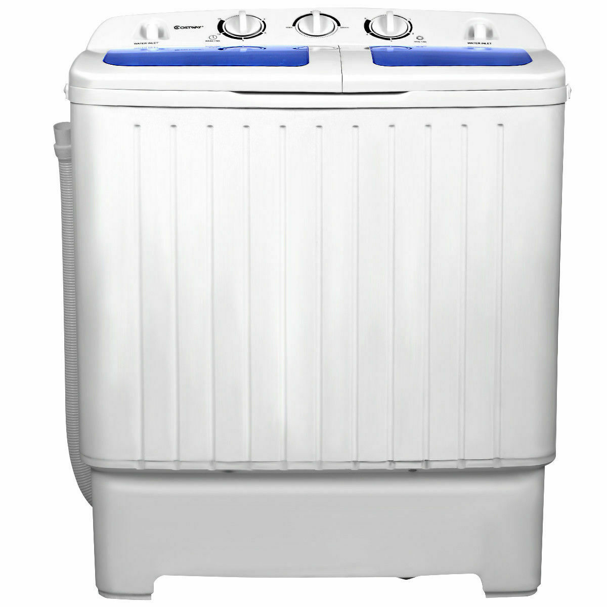 Costway Portable Mini Compact Twin Tub 20 lbs Washing Machine Washer