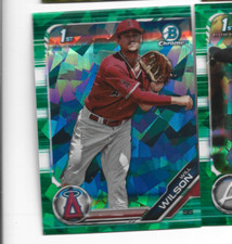 Will Wilson 2019 Bowman Chrome Draft Sapphire  1st Card  22/50