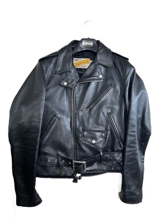 Schott Perfecto Double Leather Riders Jacket Size 36 Made in USA