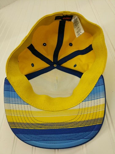 Nike Baseball Hat Cap Fitted Youth 8 - 20 6.0 Yellow Blue - Picture 8 of 9