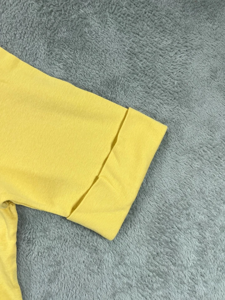 Camiseta de golf Liz Claiborne Liz para mujer XL amarilla con puños de algodón manga corta Foto 2 de 4