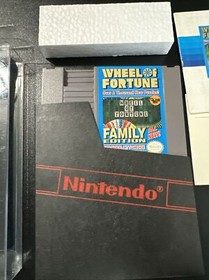 Wheel of Fortune -- Family Edition Nintendo NES VIDEO GAME COMPLETE 80'S 