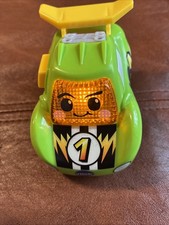 VTech Smart Point Go Go Smart Wheels Racer 1 Green Race Car Rocky Sounds Works