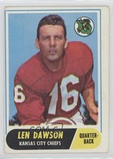 1968 Topps Len Dawson #171 HOF 0ji1