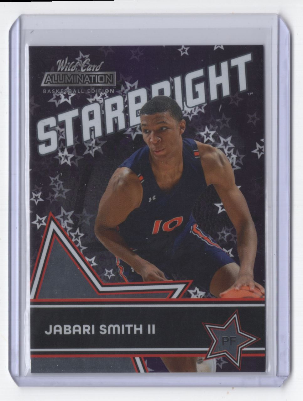 2021-22 Wild Card Alumination Starbright Jabari Smith Auburn Tigers #SB-8