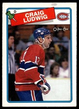 1988-89 O-Pee-Chee Craig Ludwig Montreal Canadiens #230