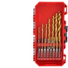 Milwaukee 48-89-4670 SHOCKWAVE Impact Duty Titanium Drill Bit Set 15-Piece