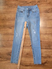 Seven 7 Jeans Women  s Size 8 Tummyless Mid Rise Skinny Distressed