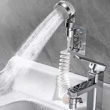 Shower Faucet Set Washbasin Attachment Bathroom External Handheld Hose