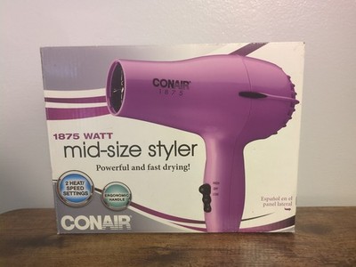 Conair 1875 Watt Mid-Size Styler Purple Model 274PB