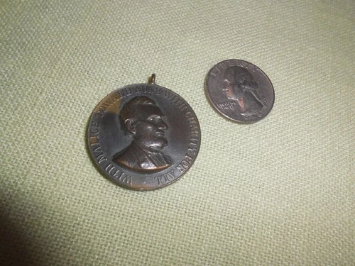 Civil War Abe Lincoln Medal With Malice Toward None With Charity For All