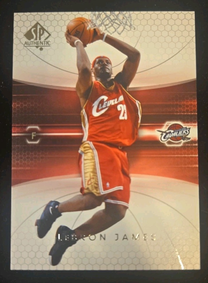 2004-05 SP Authentic - LeBron James #14 Basketball Card - NM