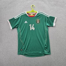 VINTAGE Mexico National Team Men Jersey M Green 2009 Adidas Chicharito 14