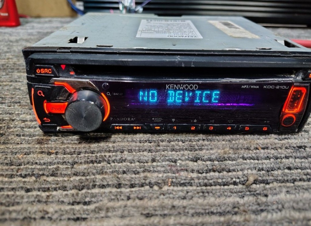 Kenwood Car Stereo KDC-210U CD Receiver AM/FM Radio