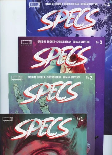 Specs #1-4 Boom Lot of 4 Comics David Booher XXV