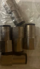 1/2" Tube x 1/2" Female NPT Nickel Plated Push-to-Connect Connector 0445830