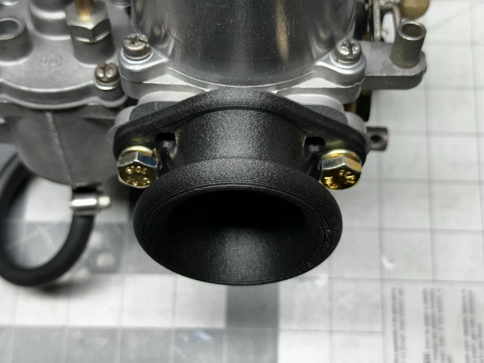 1965-70 SR311 Hitachi SU Shorty Velocity Stack Air Horn Datsun 1600 Roadster - Imagem 3 de 4