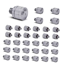  Misting Nozzles for Cooling System:35pcs Clogging-Prevent 0.024 Orifice/35pcs