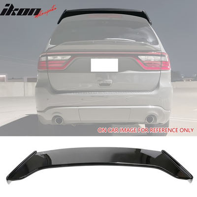 #ad Fits 21 26 Dodge Durango IKON Style Rear Roof Spoiler Wing Lip Gloss Black ABS $92.99