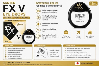 set of 10 New FX NEO v+ PLUS Eye Drop exp 06/28
