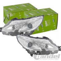 2X Valeo Halogen Scheinwerfer Passend FüR Peugeot 2008 Links+Rechts