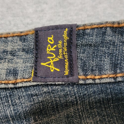 Aura By Wrangler Jeans Women's Size 10 Average Blue Denim Bootcut - Picture 11 of 14