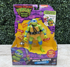 Teenage Mutant Ninja Turtles Mutant Mayhem Leonardo Ninja Shouts Figure New