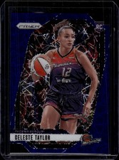 2024 Panini Prizm WNBA Blue Velocity Prizms #48 Celeste Taylor Mercury Rookie