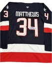 BECKETT COA AUSTON MATTHEWS Signed Autographed USA Hockey Jersey Maple Leafs