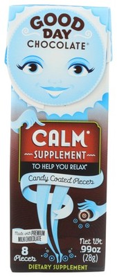 3x Good Day Chocolate Calm Supplement 8ct