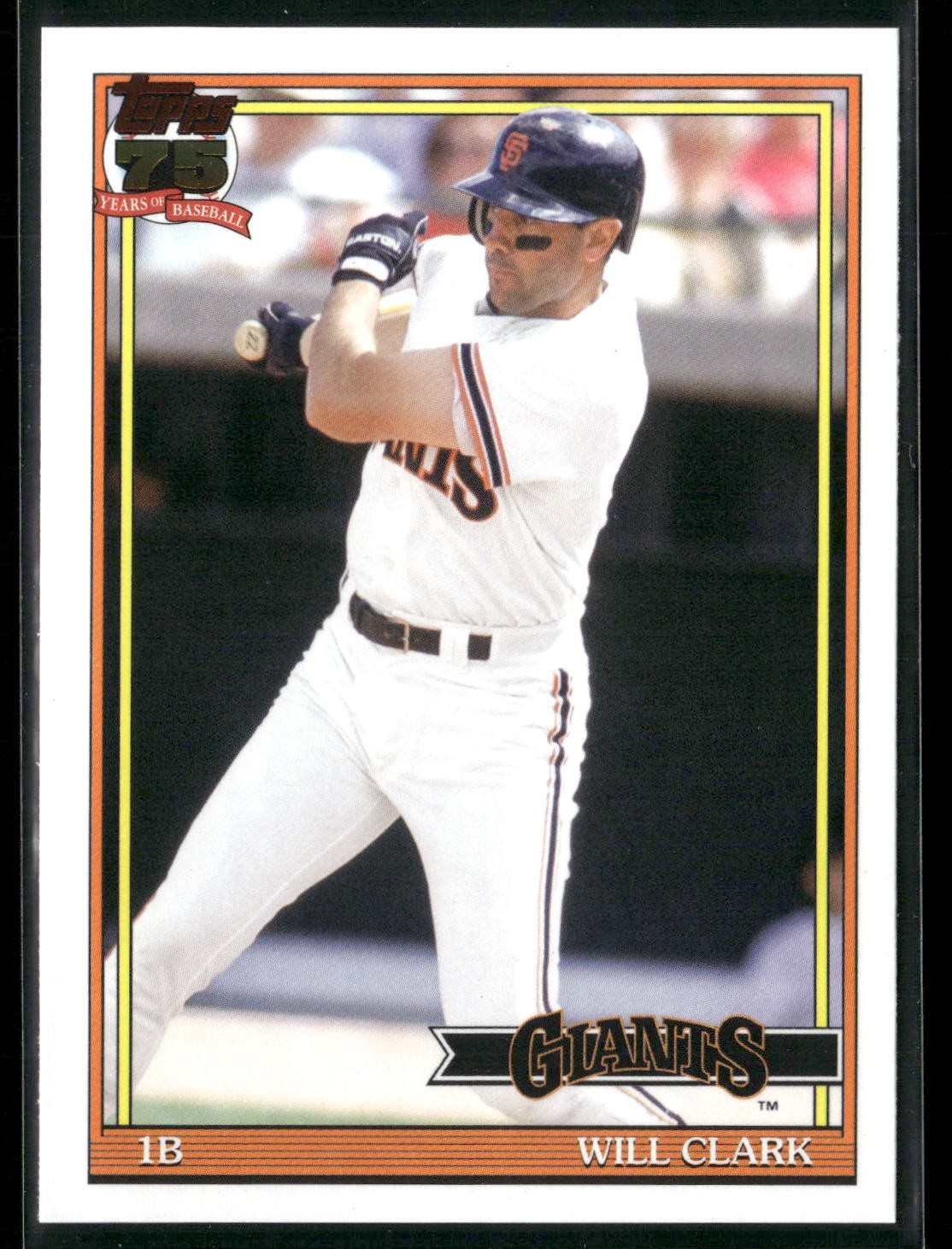 Will Clark #T91-11 Baseball Cards 2026 Topps 1991 trading card — raw and PSA graded price guide