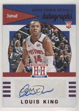 2019-20 Panini Chronicles Hometown Heroes Rookie Red Louis King #HH-LKI Auto 8d2