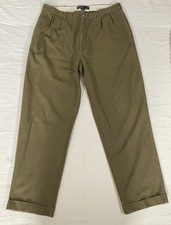 Polo Ralph Lauren Hammond Pant Chino Olive Green Men  s Vintage 90s Size 38