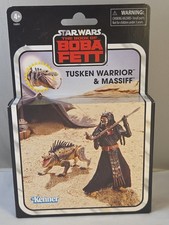Star Wars The Vintage Collection Tusken Warrior and Massiff Deluxe Mandalorian