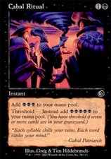 MTG English Cabal Ritual NM Normal Torment