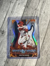 2026 BOWMAN BASEBALL CHRISTIAN MOORE POWER CHORDS DIE CUT REFRACTOR INSERT 