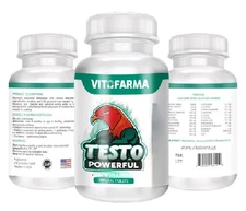 Testo Powerfull 100 Tabs - energy essential Amino acids for Rooster