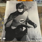 JSA Authentic Adam West Autograph Black & White 16x20 BatMan