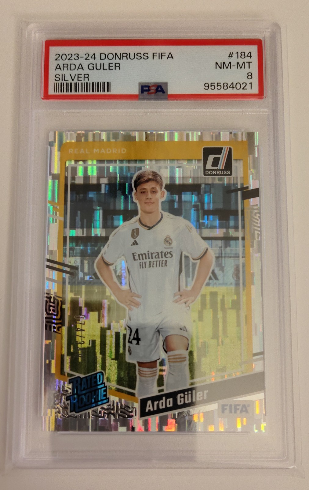 2023-24 Panini Donruss Fifa - Rated Rookie Arda Guler #184 Silver /349