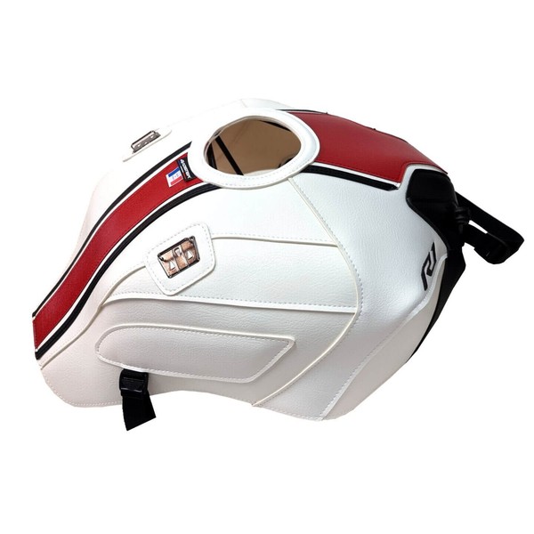 Yamaha YZF R1 2020-2023 Tankmatte Bagster Weiß Rot 1823A-image